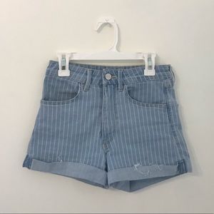 2/20💫STRIPED DENIM SHORTS- size 2
